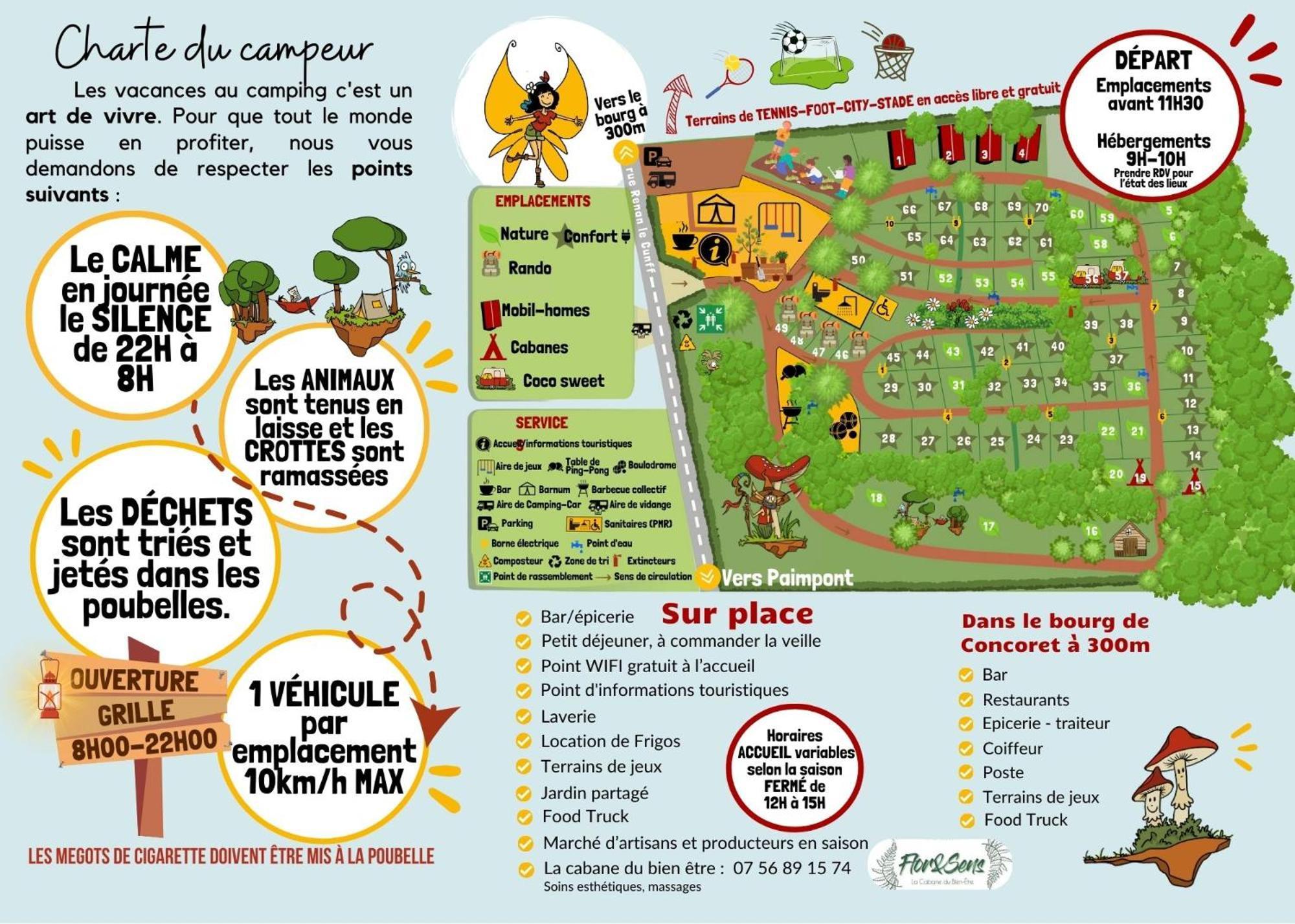 Camping Le Val Aux Fees - Broceliande Concoret Екстер'єр фото